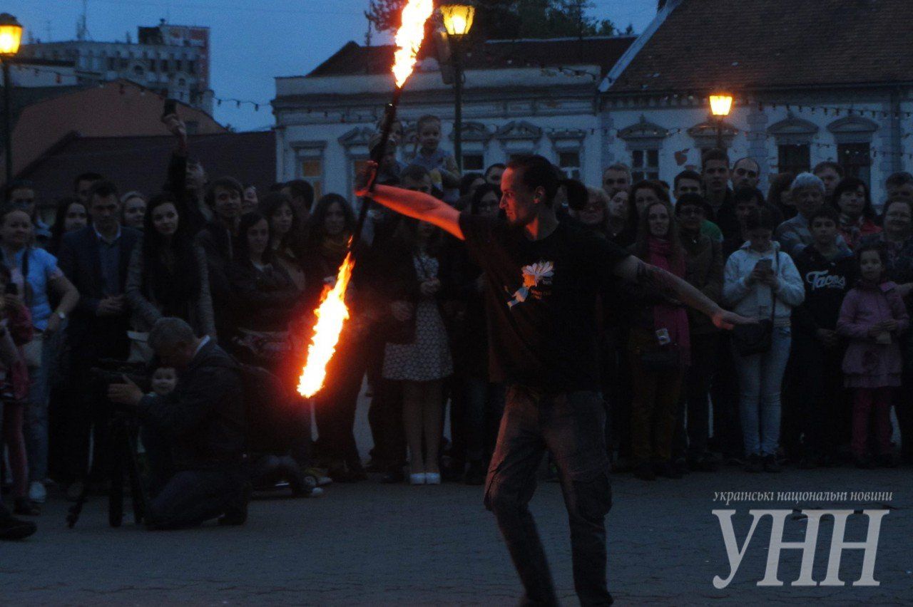 В Ужгороді відбувся грандіозний фестиваль вогняного мистецтва