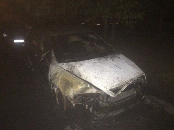 В Мукачево произошло возгорание автомобиля