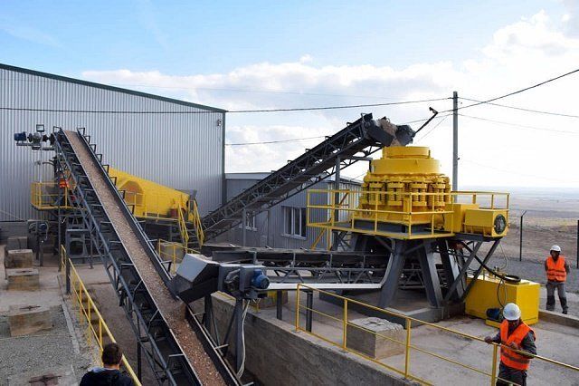 Задание обогатительной фабрики на золоторуднике в Мужиево - переработка накопившегося за 30 лет