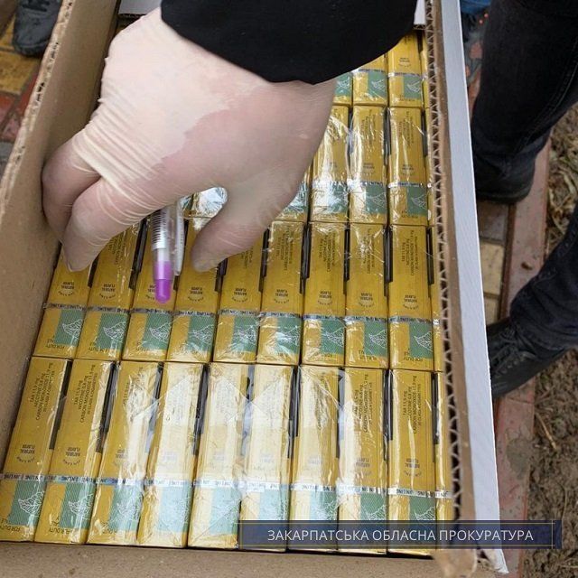 В Закарпатье во время обыска обнаружили сигареты, предназначенные для контрабанды (