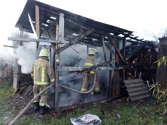 В Закарпатье пожарные спасли жилой дом от огня 