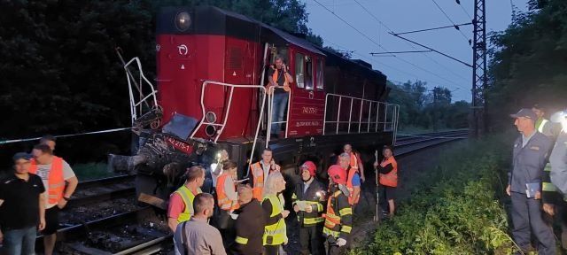  Ж/д авария произошла на линии в направлении от Жилины до Вруток в Словакии. 