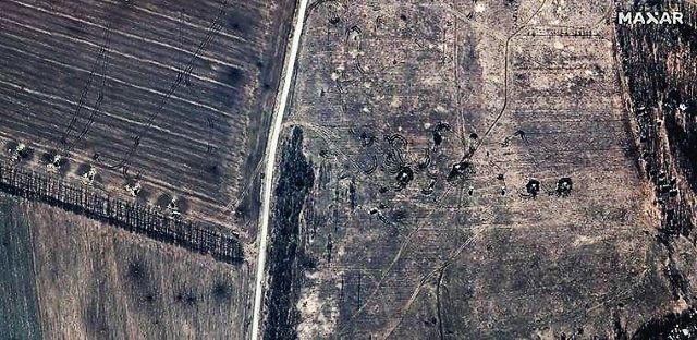 В результате ожесточенных столкновений вокруг Изюма большая часть города была разрушена