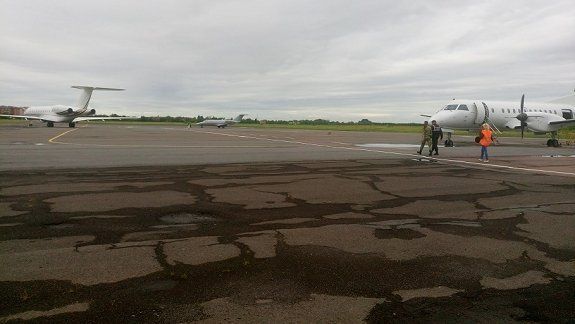 Ужгородский аэропорт посетила австрийско-словацкая делегация