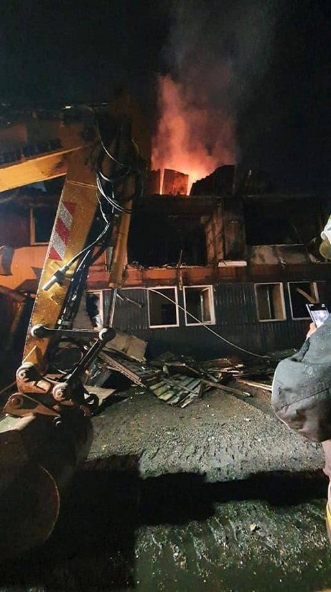 В Польше сгорел дотла хостел, где проживали украинские заробитчане
