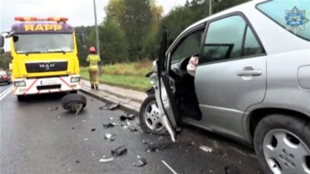 В Польше 35-летний украинец устроил жесткую аварию.