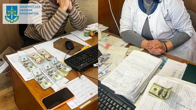 "Инвалид" за $7000: В Ужгороде спалили начальницу медучреждения с подельником