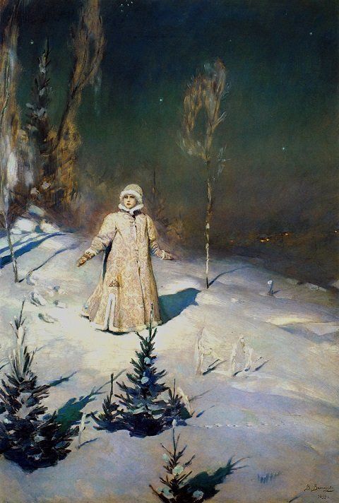 Васнецов. Картинка "Снегурочка" датирована 1899 годом.