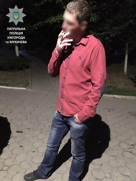 Мукачевские патрульные остановили пьяного водителя дважды за пол часа