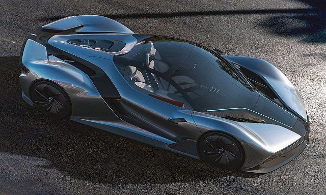 Скорость до 250 км/ч: Словаки показали в Дубае новый концепт-кар Hydrogen MH2