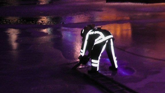 В Ужгороде спасатели освободили лебедей и уток из ледового плена