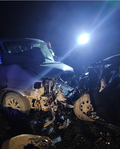 Жуткая авария на трассе Киев-Чоп: Микроавтобус врезался в Volkswagen жителя Закарпатья, 10 пострадавших