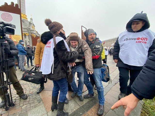 Налоговый майдан в Киеве: Бои между протестующими предпринимателями и силовиками