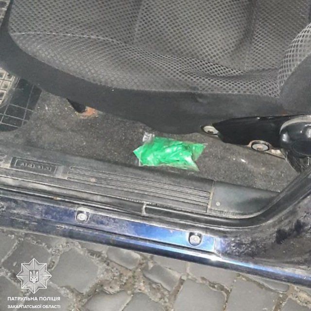 В Закарпатье подозрительный водитель нарвался на обыск авто