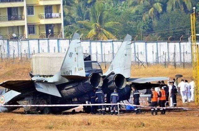 На Гоа в Индии упал российский Миг-29К ВМС Индии