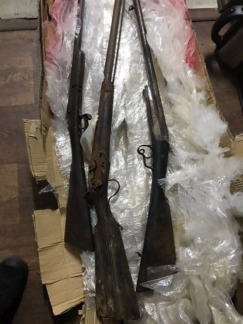В Закарпатті на кордоні "виловили" три старовинні гвинтівки