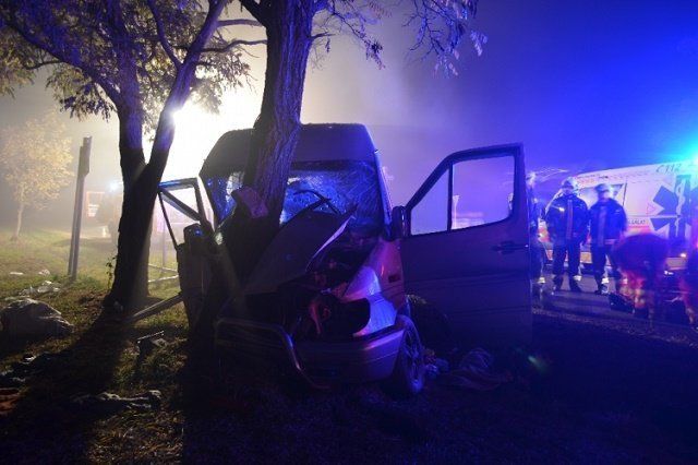 В Венгрии микроавтобус врезался в дерево: Пострадали жители Закарпатья