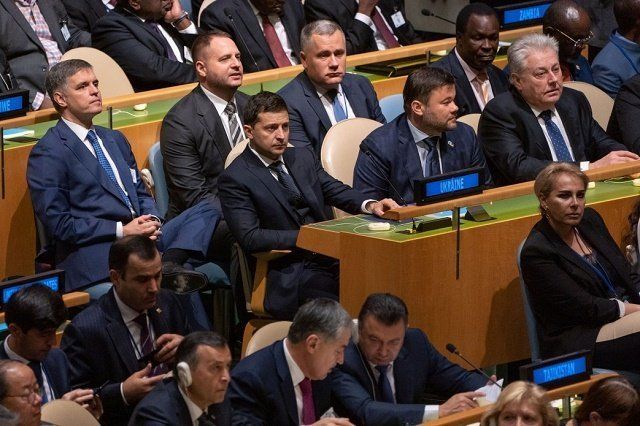 Президент Зеленский принял участие в открытии 74-й сессии Генеральной ассамблеи ООН