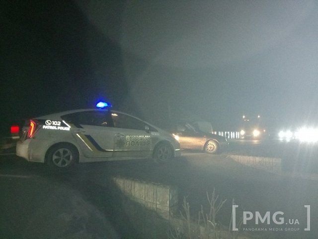 На трассе “Киев-Чоп” в Закарпатье произошло ДТП