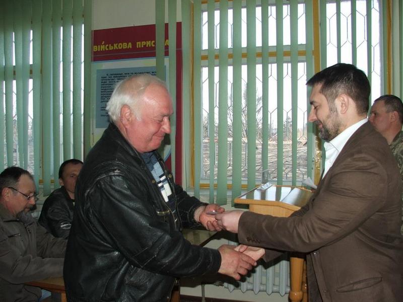 Сергей Гайдай поблагодарил бойцов АТО за возможность жить и работать под мирным