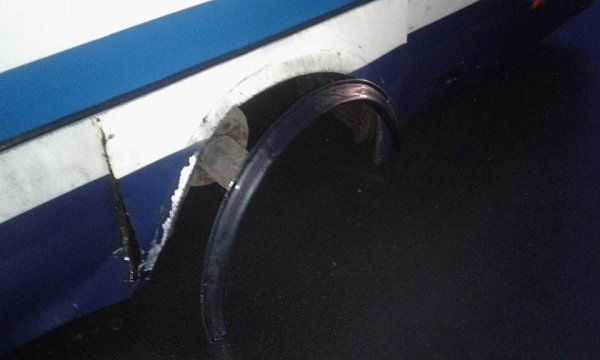 У автобуса "Ужгород-Мукачево" на ходу отлетело колесо
