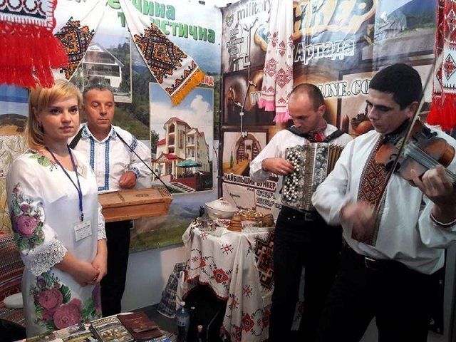 Открытие Международной туристической выставки-ярмарки "Туревроцентр-Закарпатье"