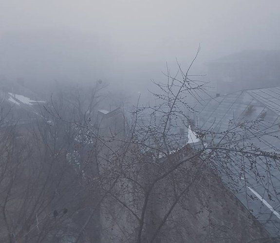 Дым и гарь в Киеве - это метеорологическая дымка