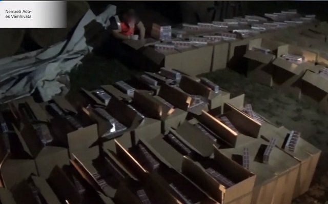 В Закарпатье открыли дело в отношении таможенников из-за найденного в Венгрии миллиона контрабандных сигарет
