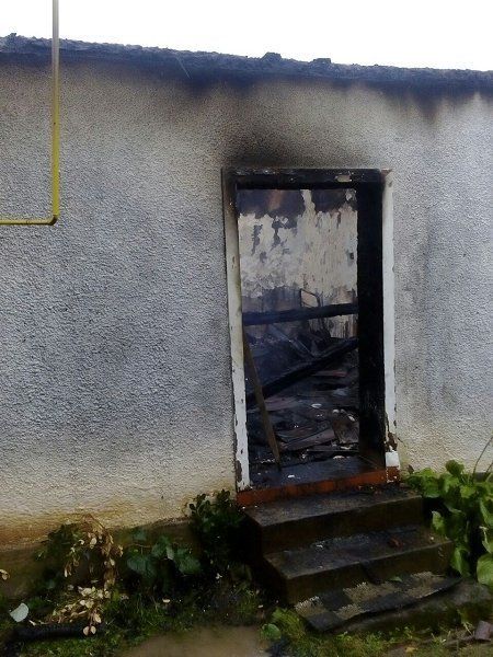 Закарпатец сгорел в собственном доме