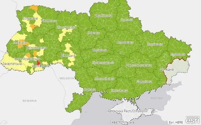 В Украине планируют расширить перечень критериев для определения эпидемиологически опасных зон