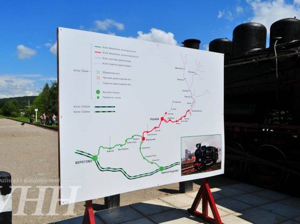 Туристичний потяг з ретро-паровозом курсуватиме Боржавською вузькоколійкою