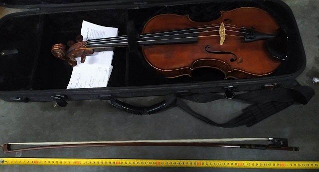 В Закарпатье на границе таможенники поймали иностранца со скрипкой столетней давности.