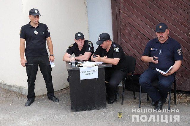 В Ужгороде состоялись учения по обеспечению порядка во время выборов