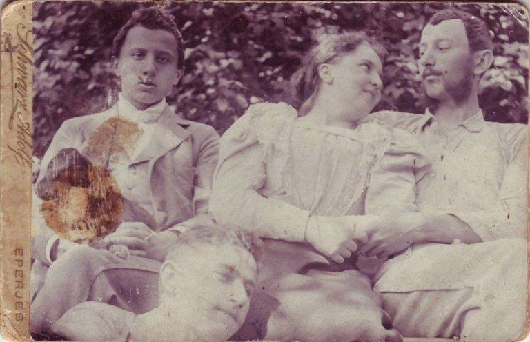 Мирон (вище зліва), Гіадор (сидить нижче Мирона) у Пряшеві
