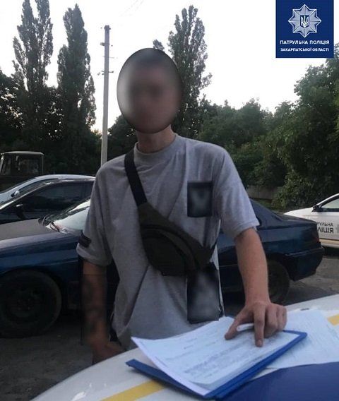 В Ужгороде поймали подростка который устроил ДТП и скрылся с места происшествия.