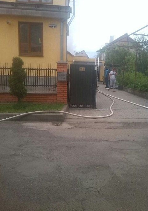 Пожар произошел сегодня после обеда в Иршаве.