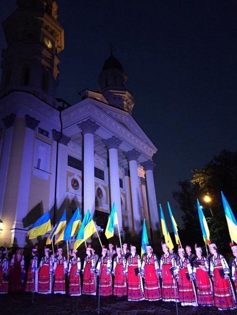 В Ужгороде молились за Украину