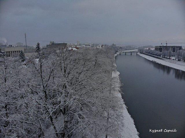 Снежная красота Ужгорода