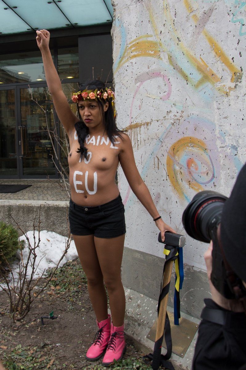 В Femen подчеркнули, что всегда выступали за европейские ценности