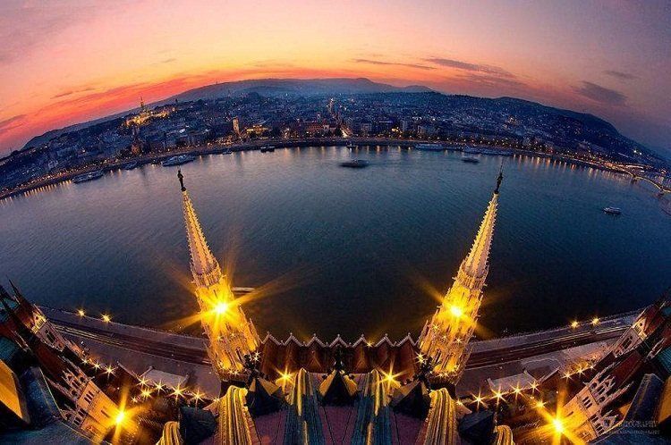 Будапешт особенно прекрасен в минуты рассвета и заката