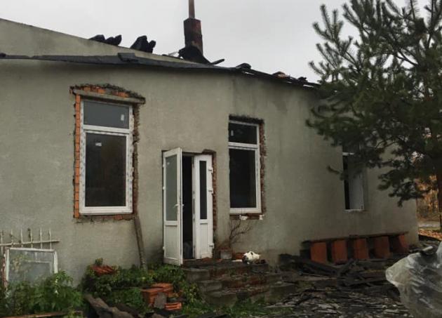 В Закарпатье дом священника уничтожила огненная стихия 