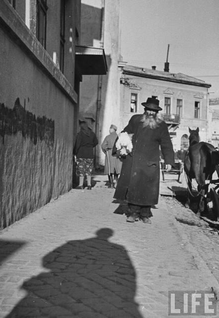 Фото старого еврея, Мукачево, 1939