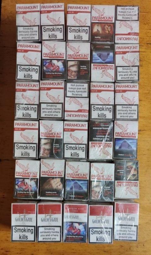 Заныканные сигареты нашли в товарняке на границе в Закарпатье