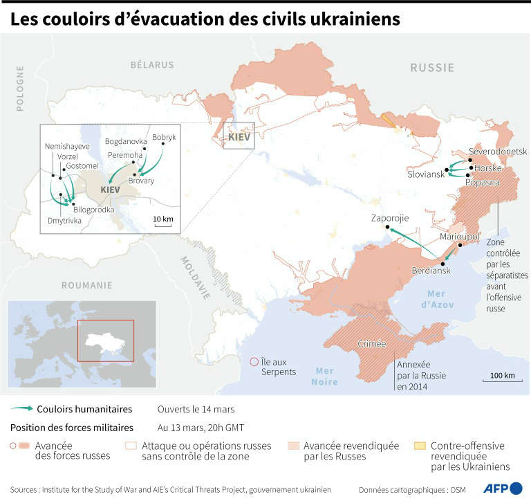 Свежая карта боевых действий в Украине от французких военных аналитиков