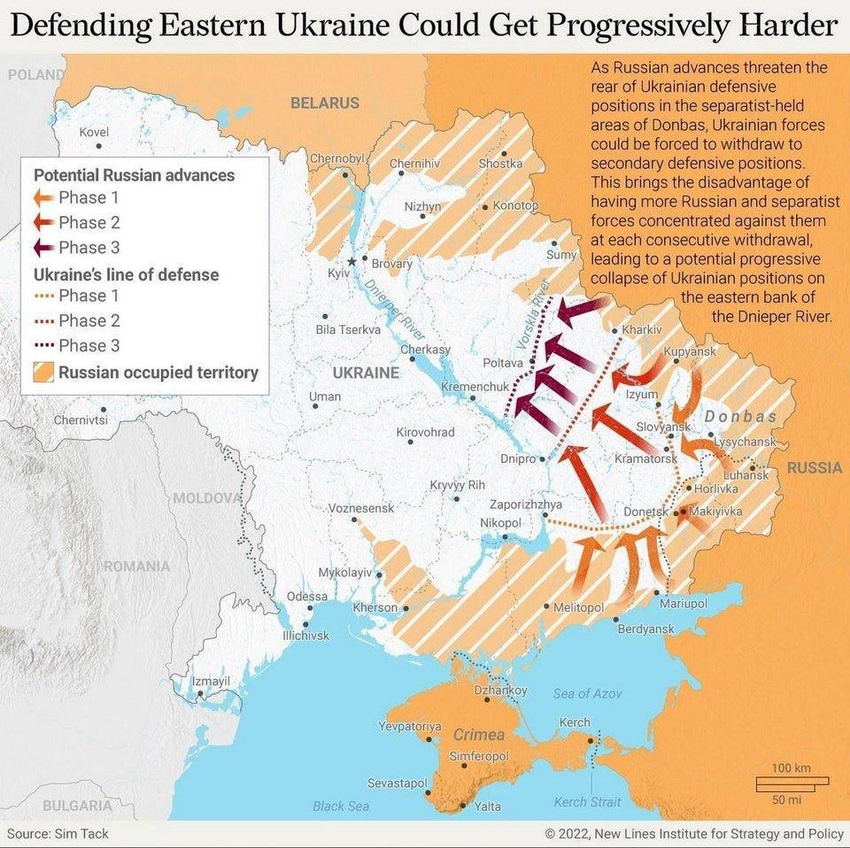 Западные эксперты отмечают, что оборона Восточной Украины для ВСУ может существенно осложниться