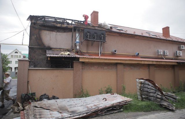 Супермаркет "Алма" в Мукачево намеренно подожгли и есть доказательства 