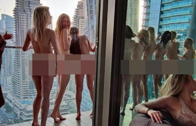 Массовая фотосессия голых девушек в Дубае: Среди задержанных украинок - девушка из Ужгорода (ФОТО)