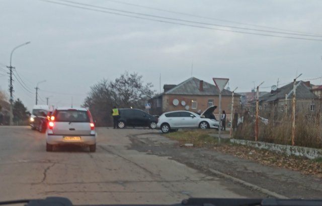 В Мукачево не хилое столкновение двух автомобилей 