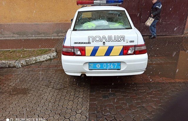 О чем они думали?!: В центре Мукачево авто "оленем" оказались полицейские 