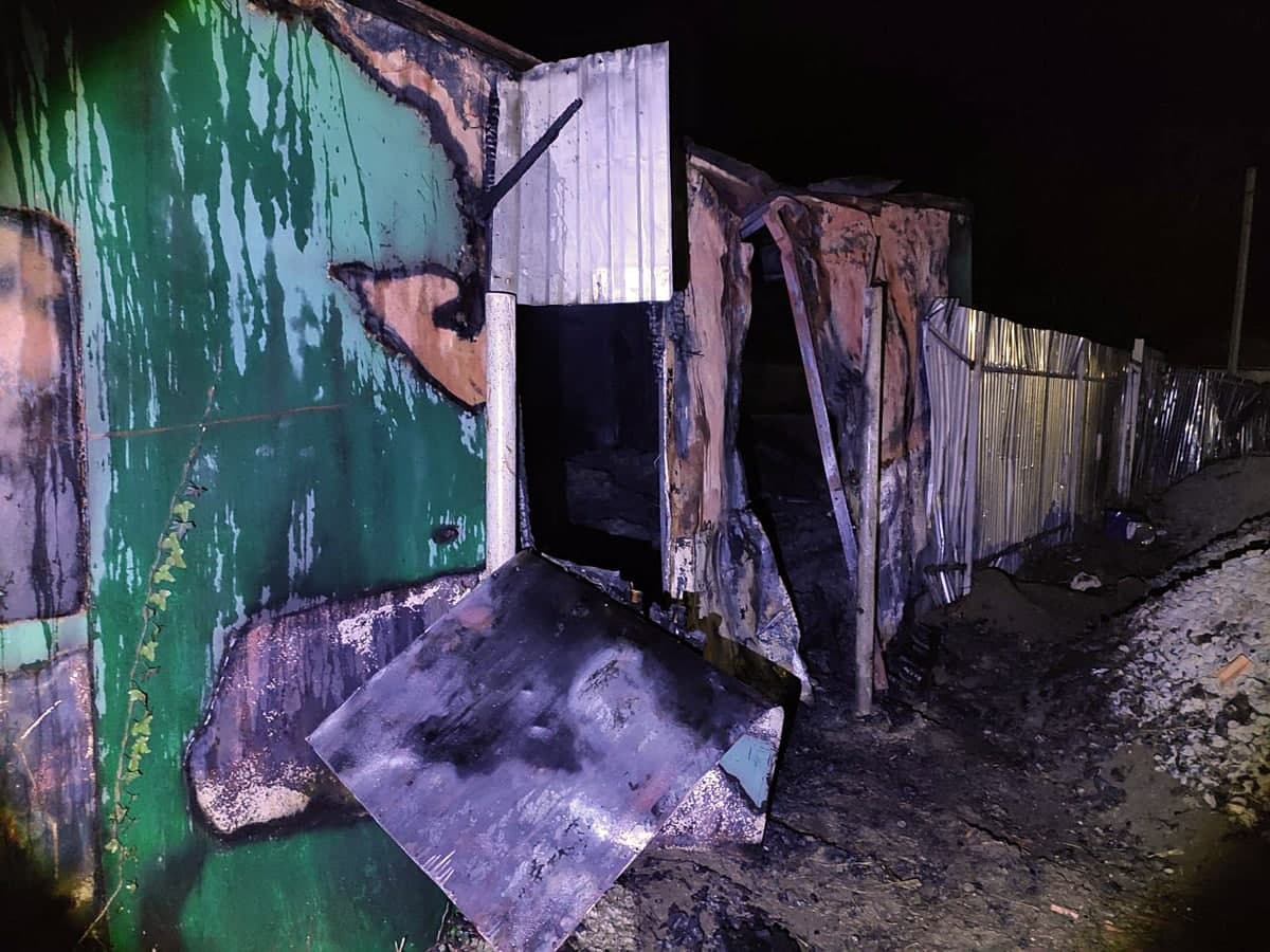 В Ужгороде на месте заброшенного контейнера найден обгорелый труп 